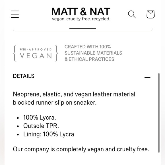 Matt & Nat TESS VEGAN RUNNING SHOES Sand size 6 - Picture 9 of 9